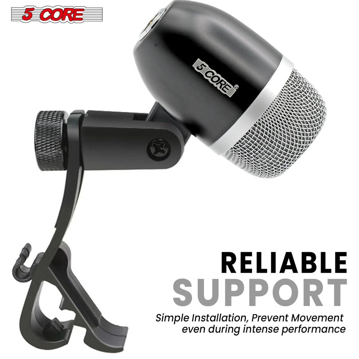5Core Conga Instrument condenser mic kit studio recording view