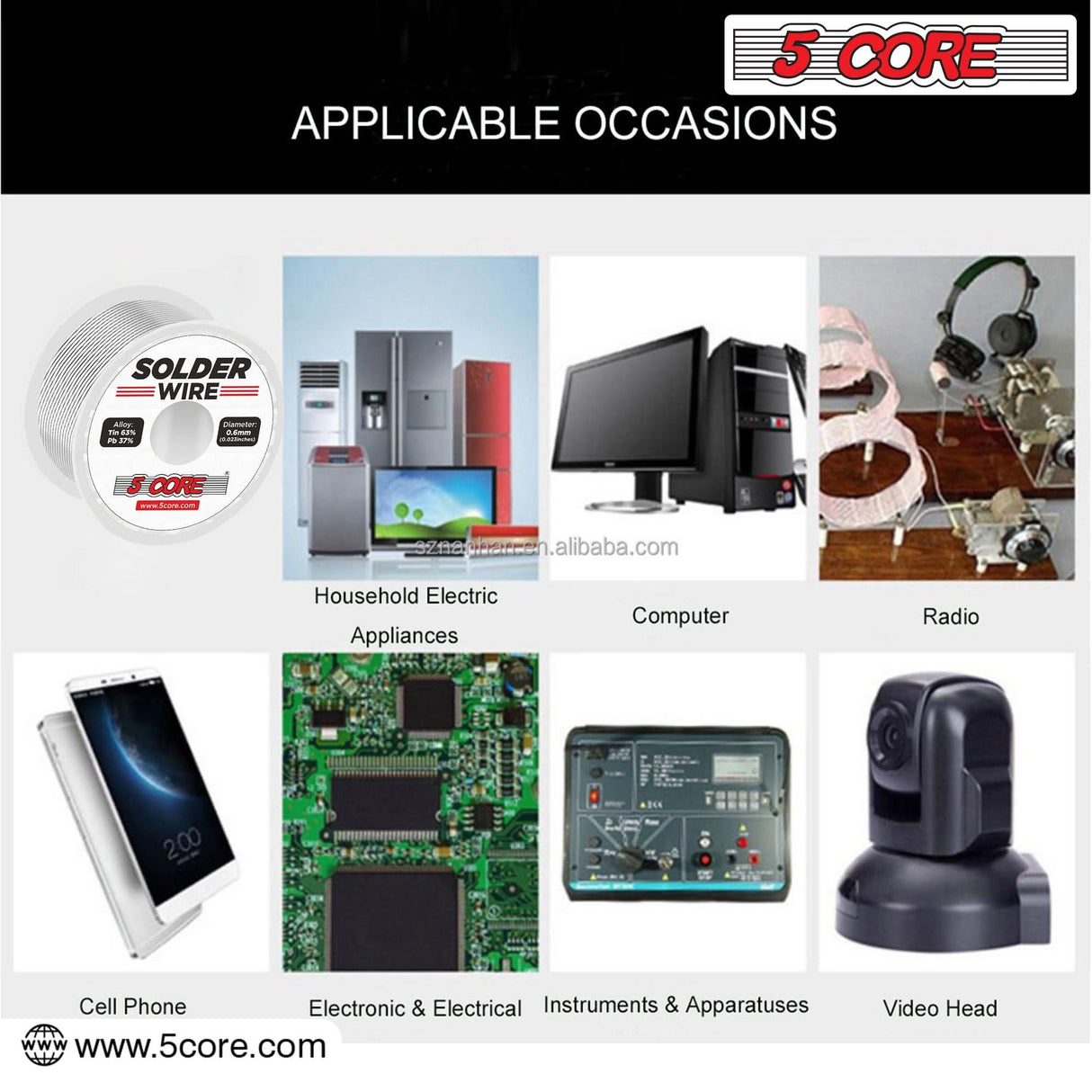 High-quality tin lead solder wire for electronics and component soldering