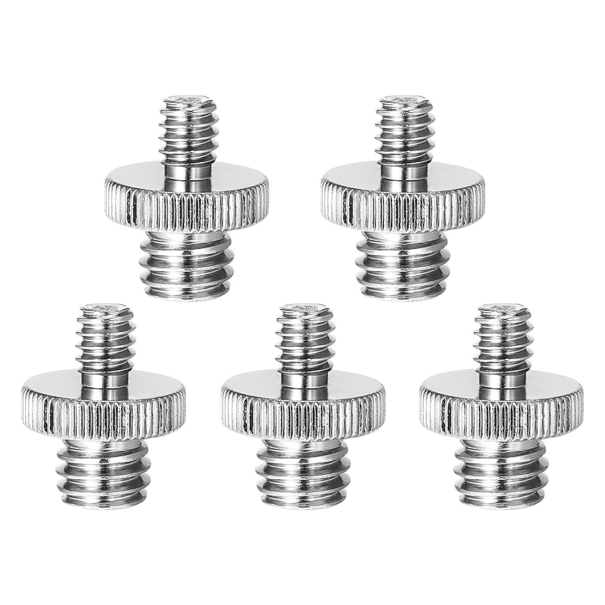 5 Core 3/8 to 1/4 Adapter 5Pcs Camera Mount Durable Tripod Screw Adapter for DSLR Monopod Microphone