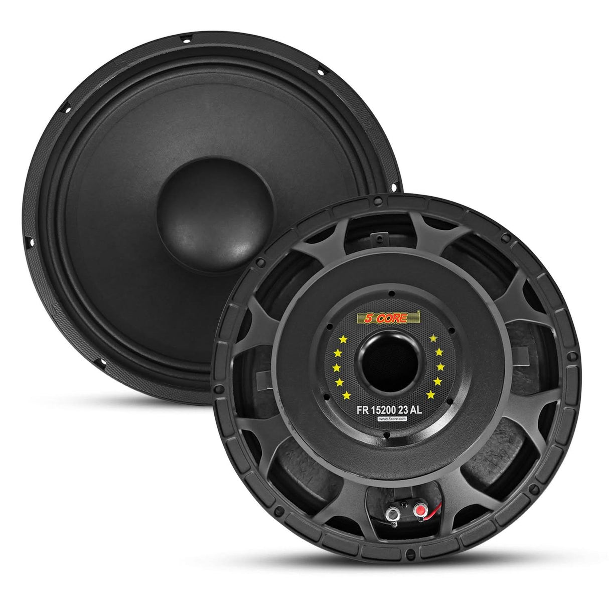 5 Core 15 Inch PA Subwoofer Speaker High Sensitivity Cone Close-Up