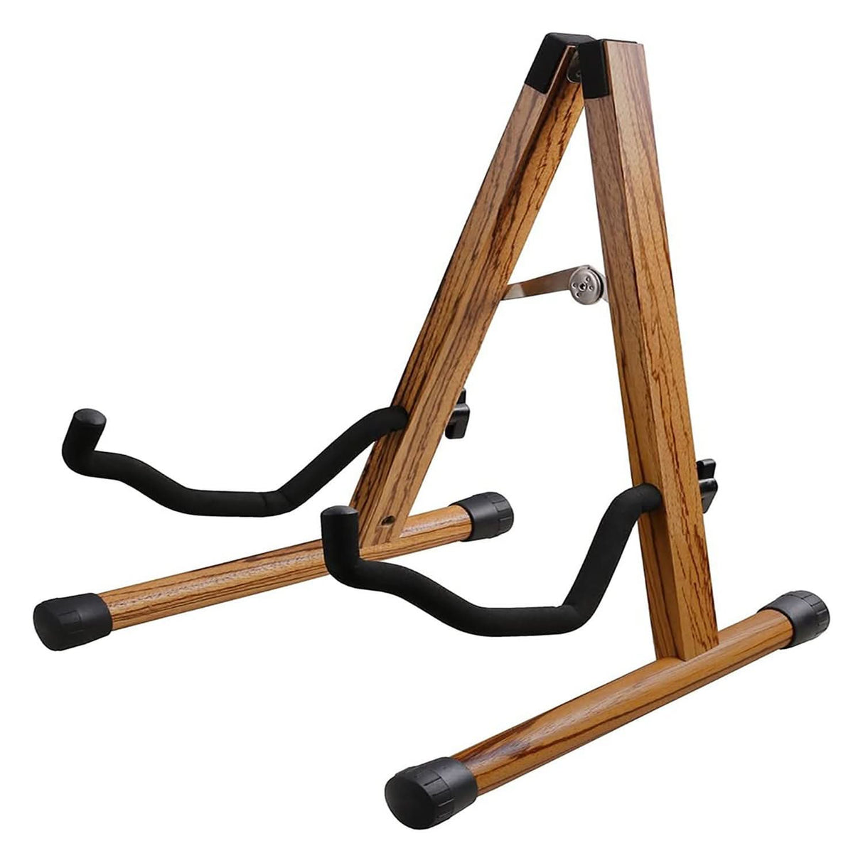 5Core adjustable guitar stand with solid wood A-frame design