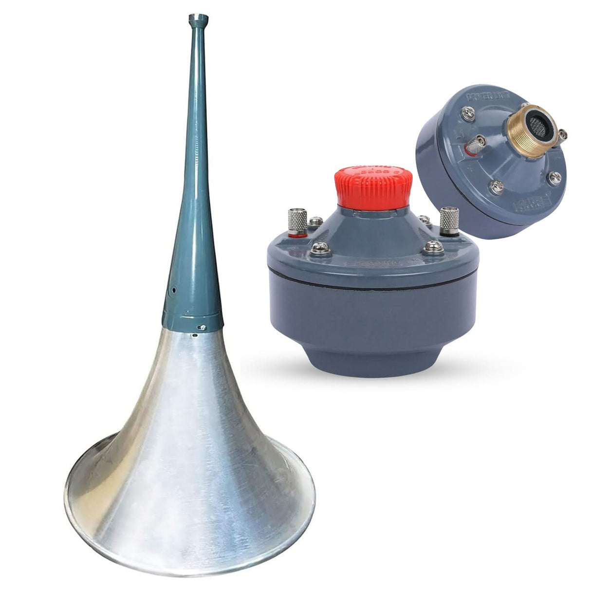 5 Core PA Horn Speaker 400W PMPO Compression Driver in 22 Inch Trumpet Throat Loud Audio System