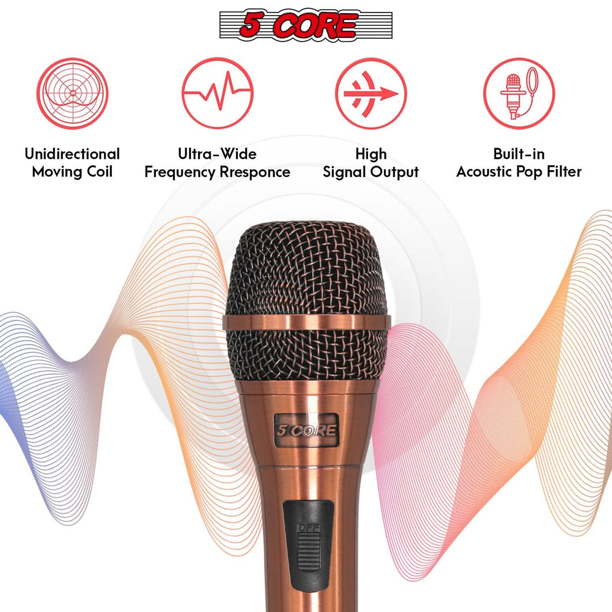 Ideal for live singing, podcasting, announcements, and studio recordings