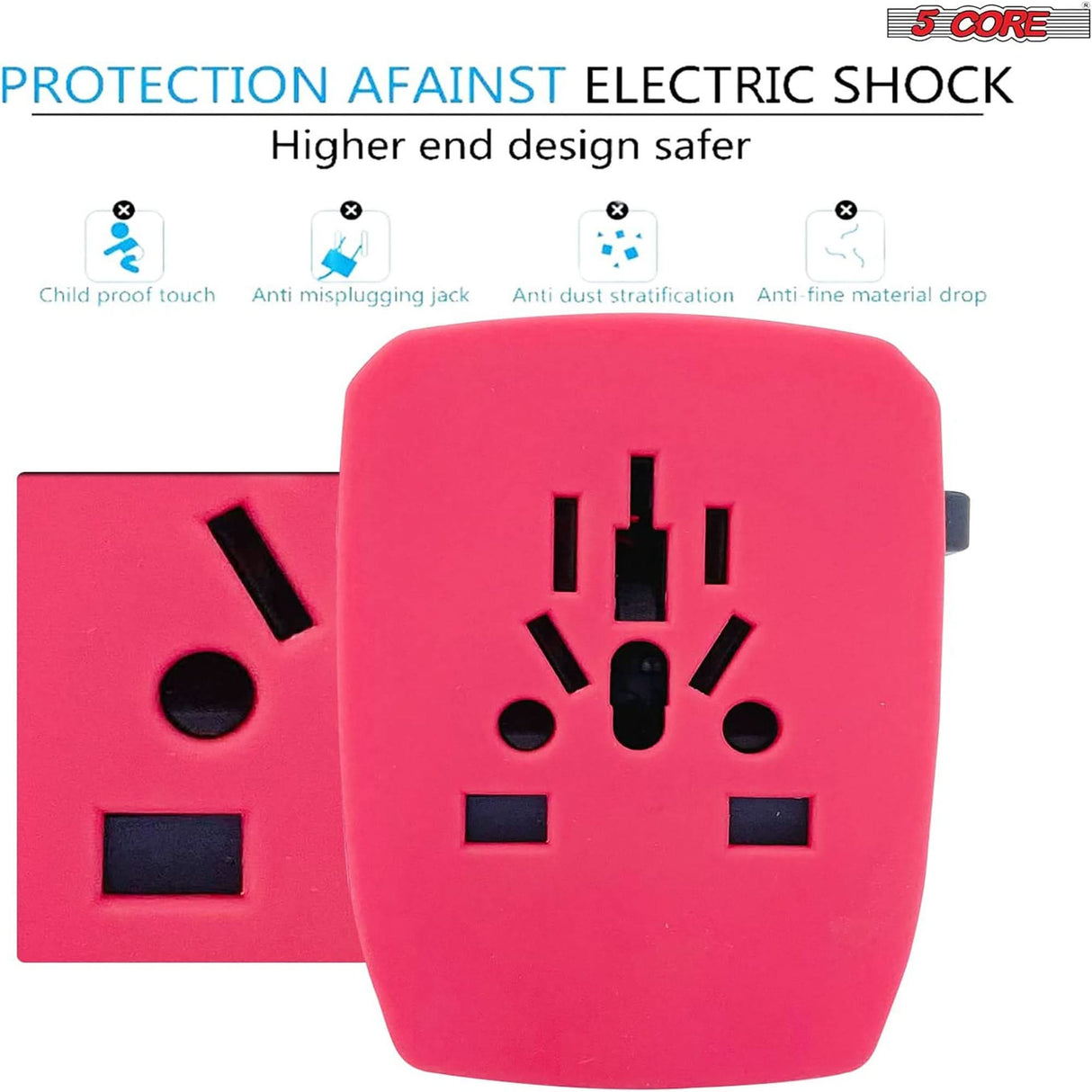 International power plug adapter for global use