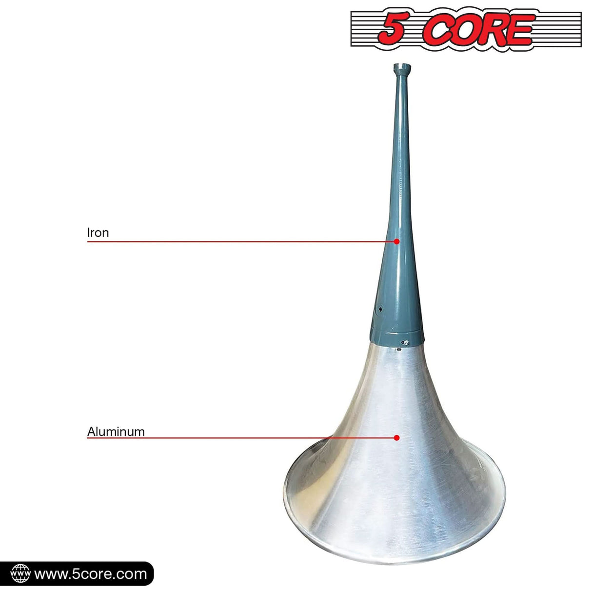 Aluminum body PA speaker horn ideal for stadiums and events