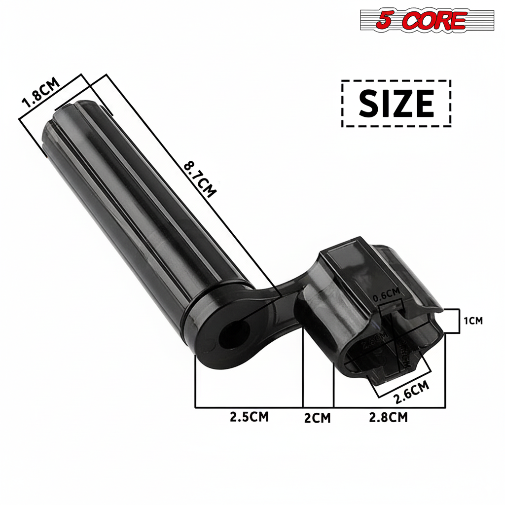5Core Guitar String Winder 5Pcs Professional Guitars Tools Peg Winder with Bridge Pin Remover
