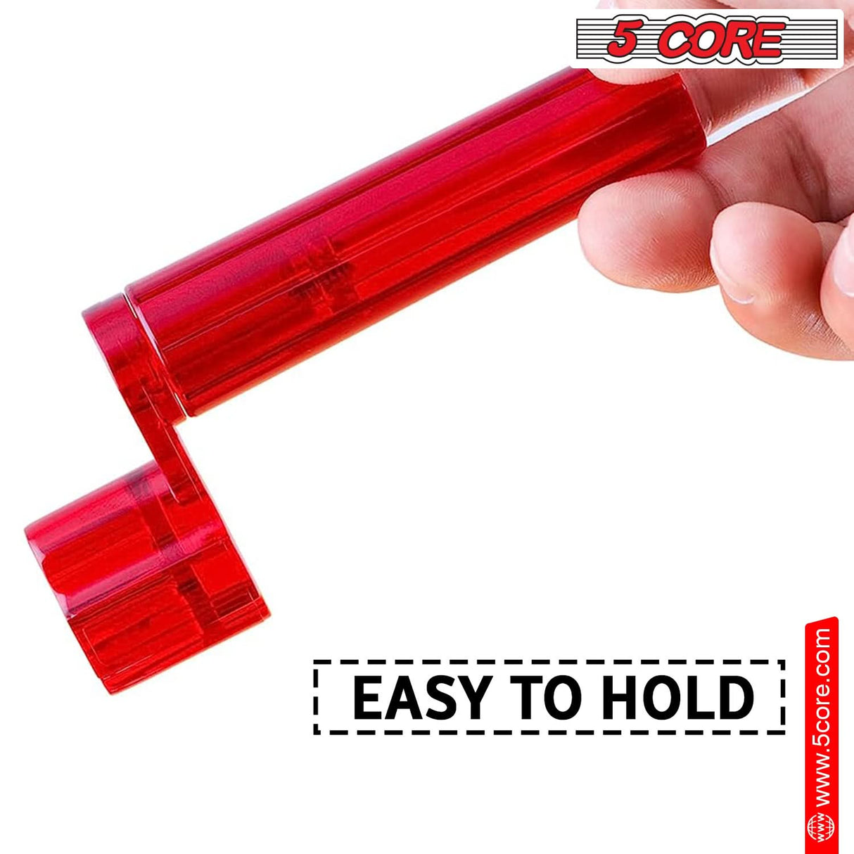 5Core Guitar String Winder Professional Guitars Tools Peg Winder with Bridge Pin Remover