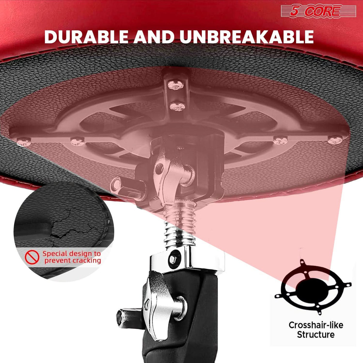 Comfortable music chair offering ergonomic design and support for long practice or performance sessions