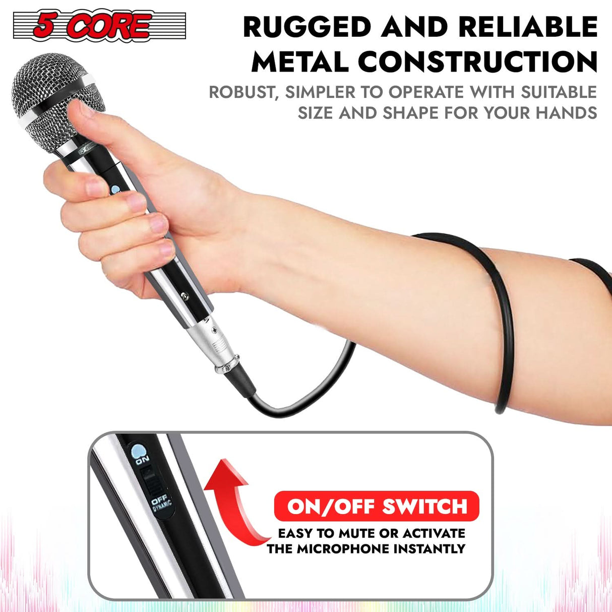 XLR microphone cable for clear and noise-free audio transmission