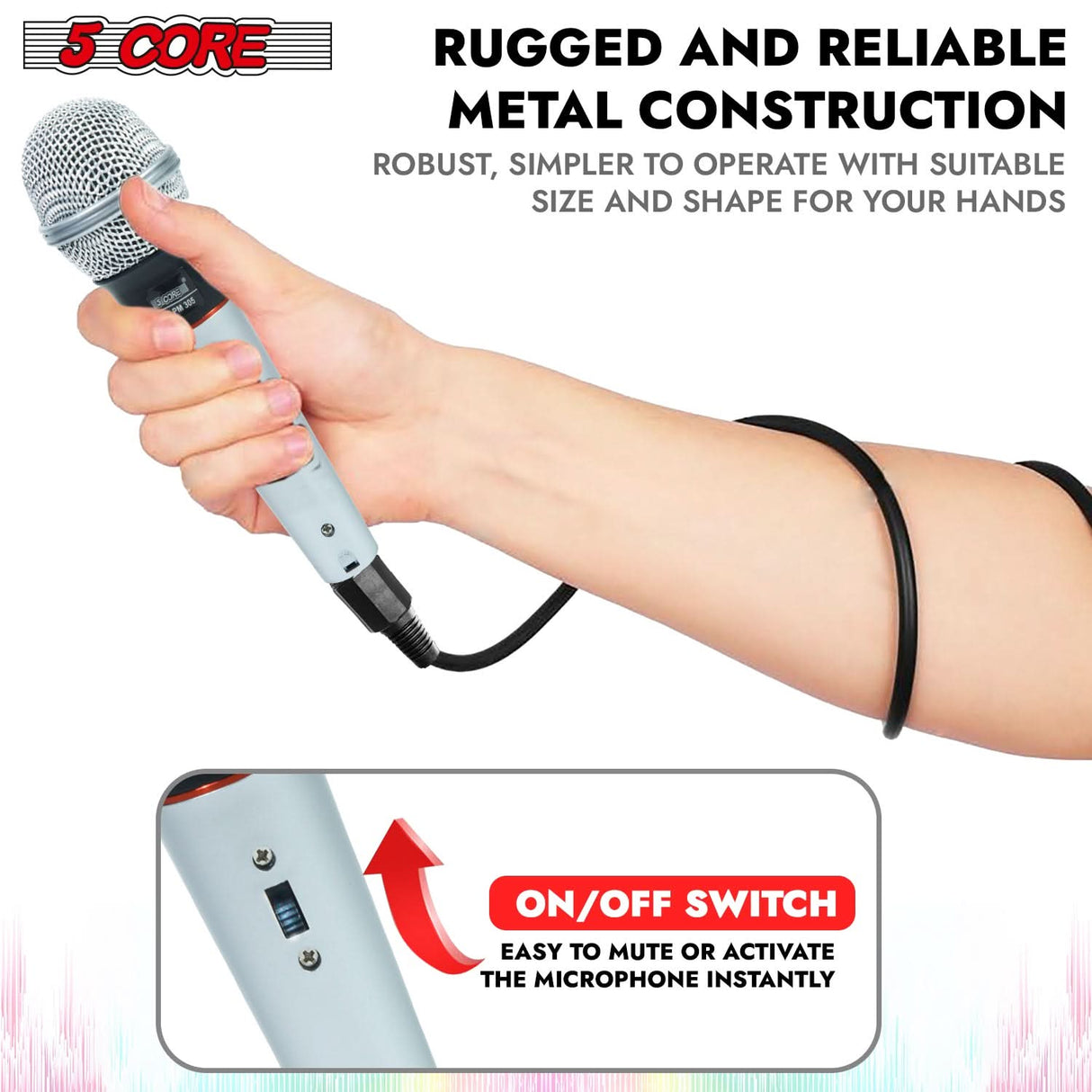 XLR microphone cable for clear and noise-free audio transmission
