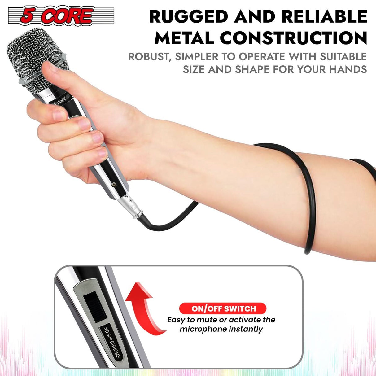 Rugged XLR mic for stage use and studio sessions