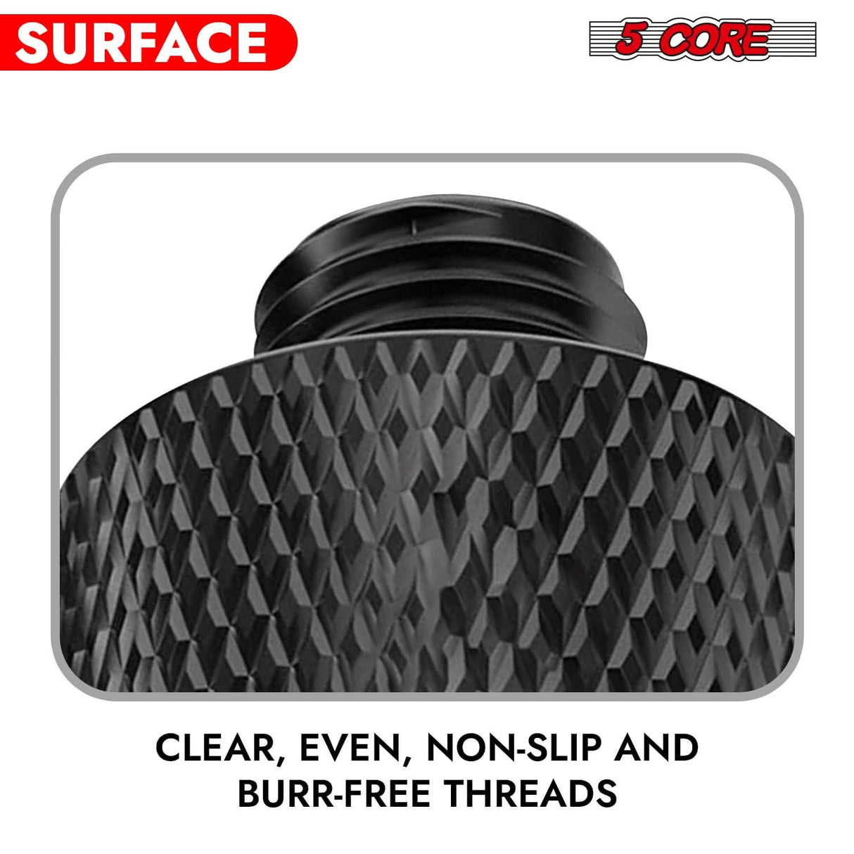 5Core 12-pack adapter, 5/8" female to 3/8" male conversion connector for mic stands