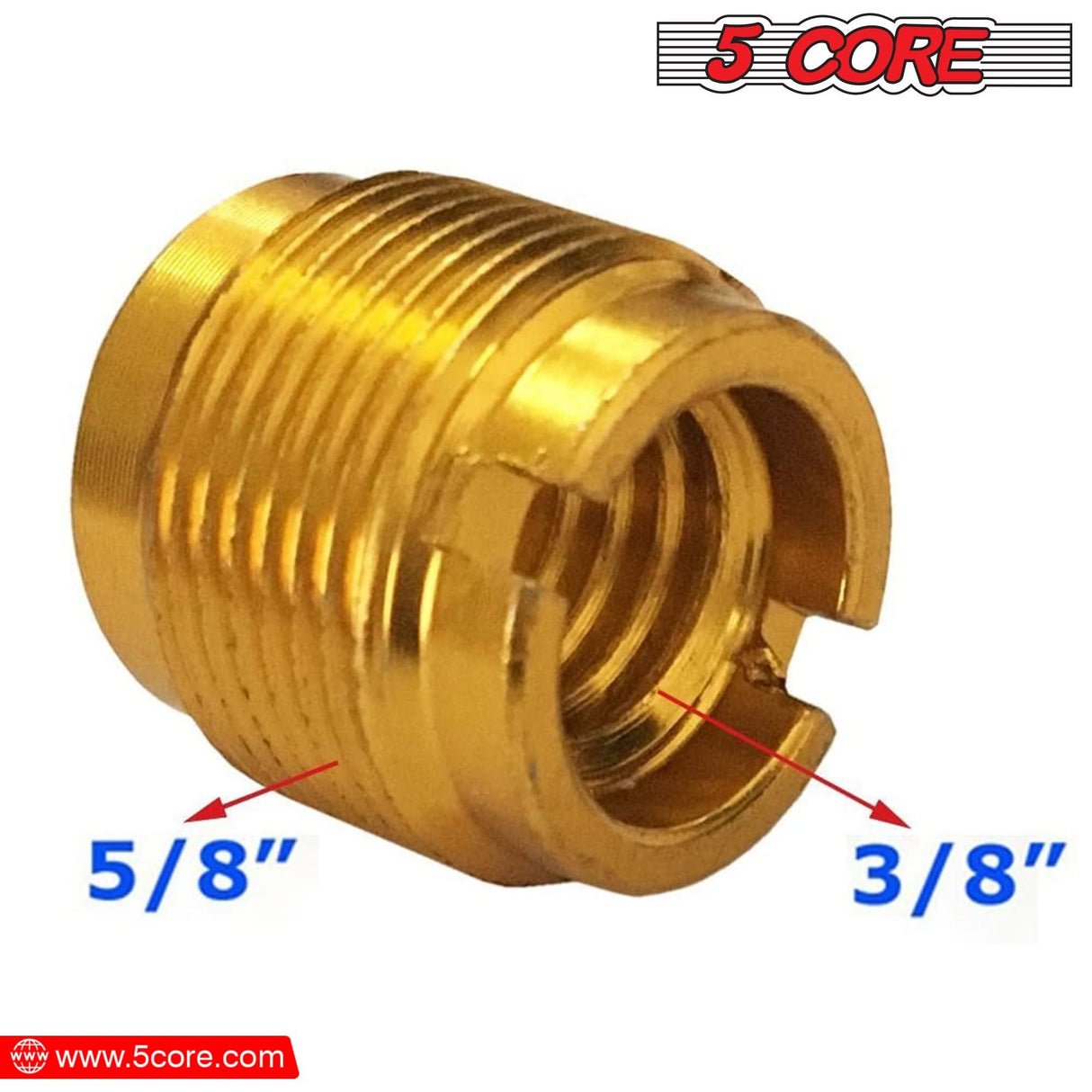 5Core microphone clip holders, 6-pack with screw adapters 5/8 to 3/8 inch