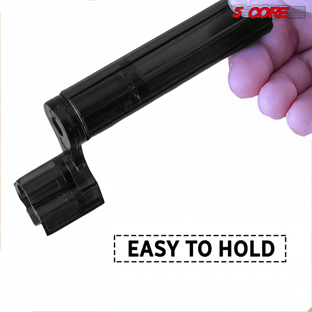 5Core Guitar String Winder 5Pcs Professional Guitars Tools Peg Winder with Bridge Pin Remover