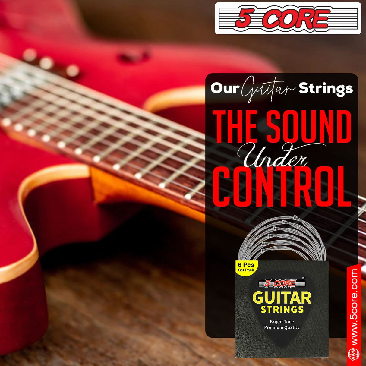 5 Core Electric Guitar Strings for 6 String Guitars Nickel Plated Steel Cuerdas Para Guitarra