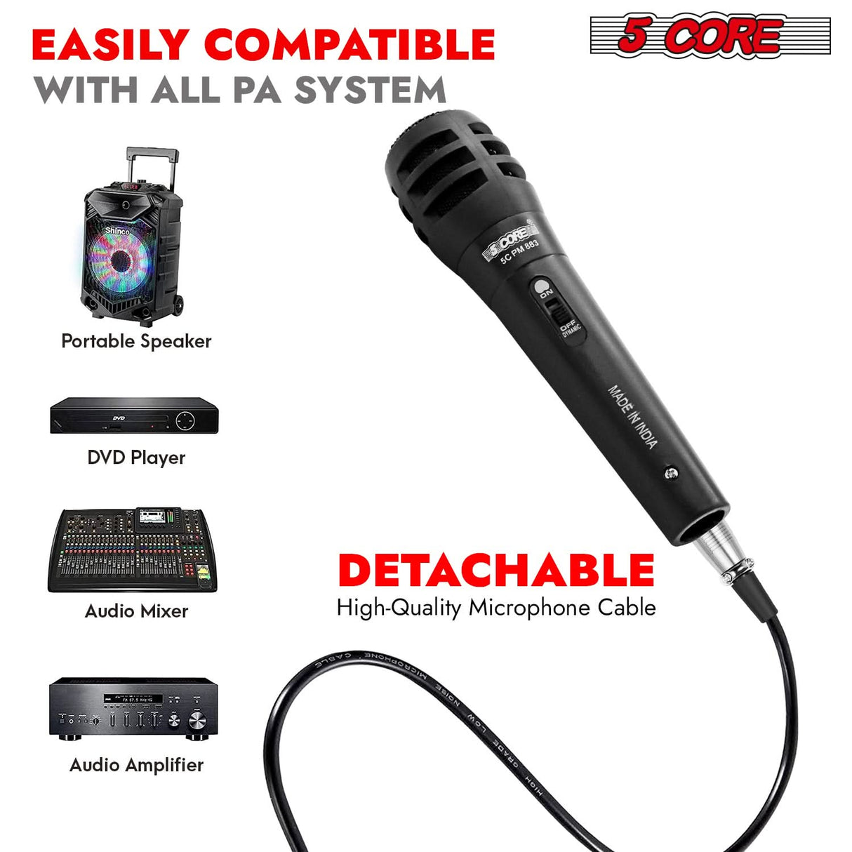 Simple-to-use XLR mic cable for seamless sound setup