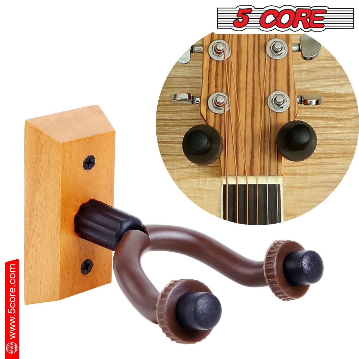 5Core guitar stand wall mount designed for easy installation and support