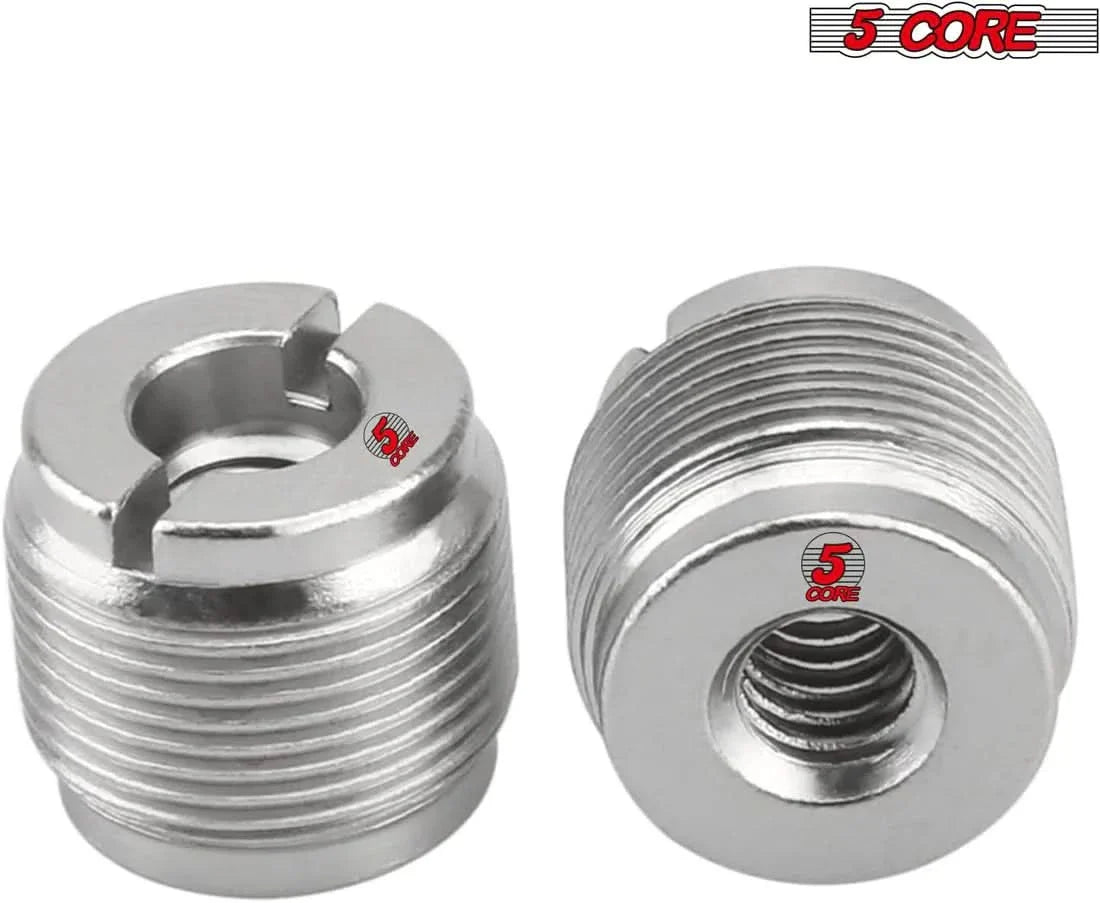 5 Core Mic Stand Adapter 12 Pieces 3/8 Female to 5/8 Male Screw Thread Conversion Connector