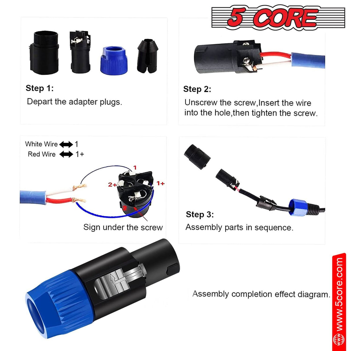 Reliable Speakon adapter for PA and DJ equipment