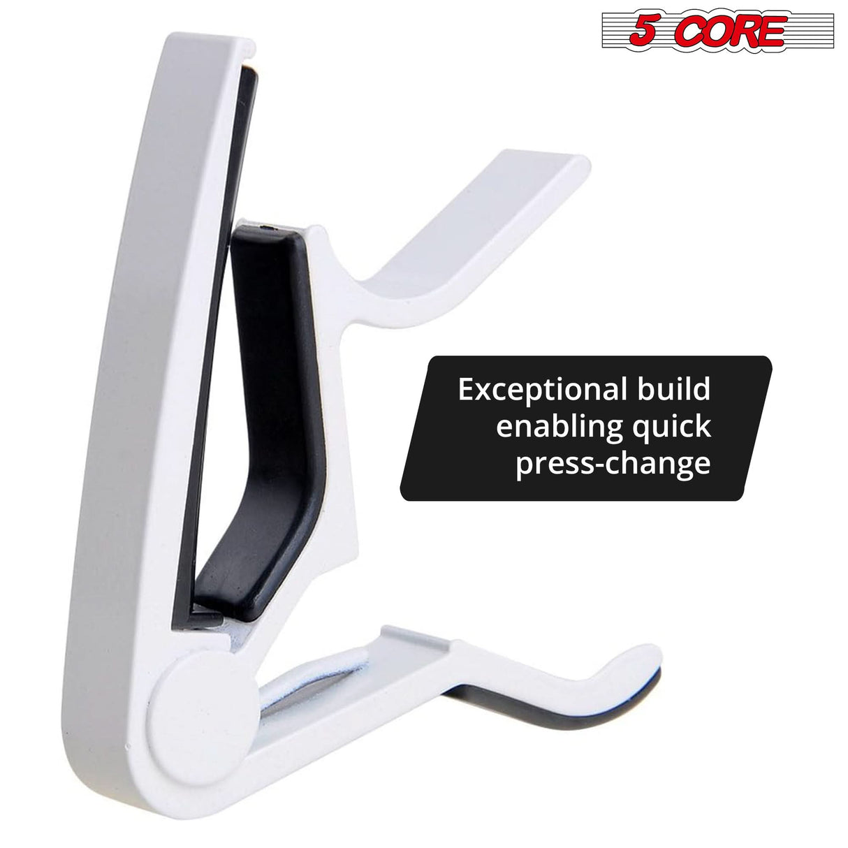 5Core Capo Acoustic Electric Guitar 6 String Kapo Clip For Banjo Mandolin Ukulele