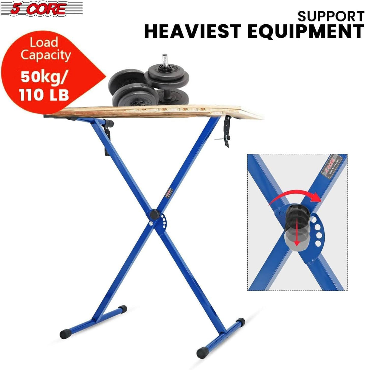 Side view of 5Core X riser and seat ideal for performance setups