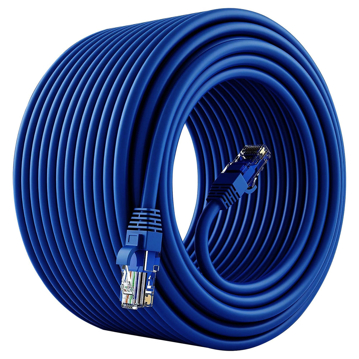 5Core Cat 6 Ethernet Cable 20ft Long Computer Internet Cables WiFi RJ45 Cord