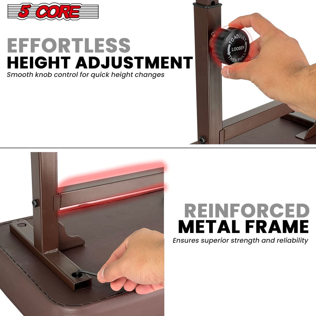 Ergonomic adjustable keyboard bench with customizable height settings, designed for both beginners and professionals for maximum comfort