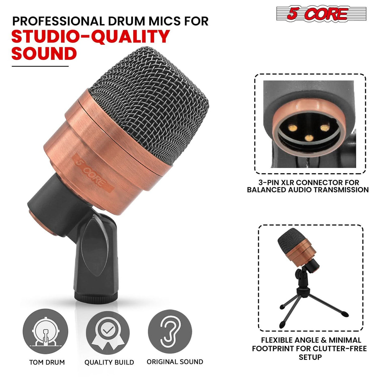 5Core Conga Mic Condenser Microphone Live Performance View