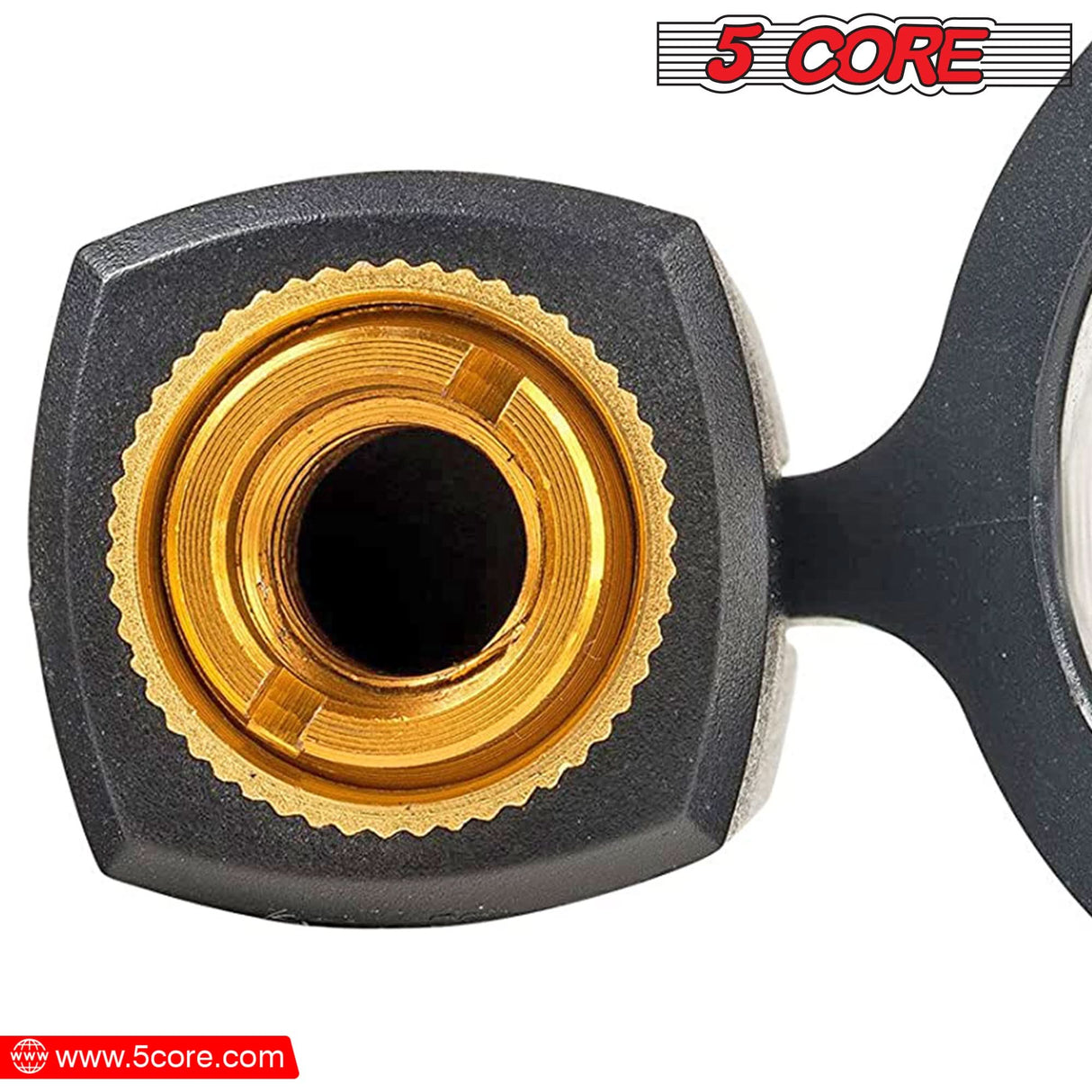 5 Core Microphone Clip Holder 2 Pieces with Screw Adapters 5/8 to 3/8 Inch