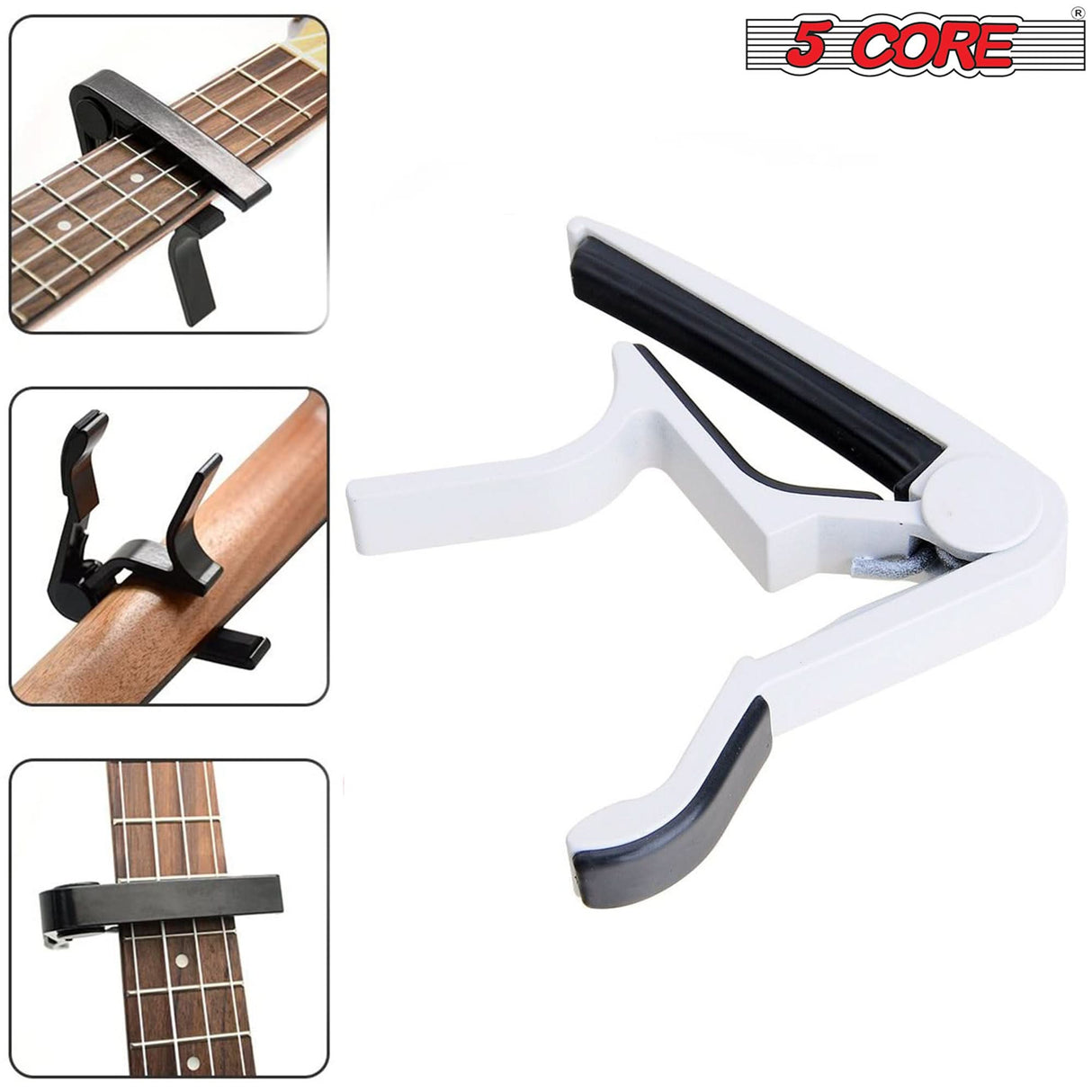 5Core Guitar Capo Clip universal fit multi-instrument view