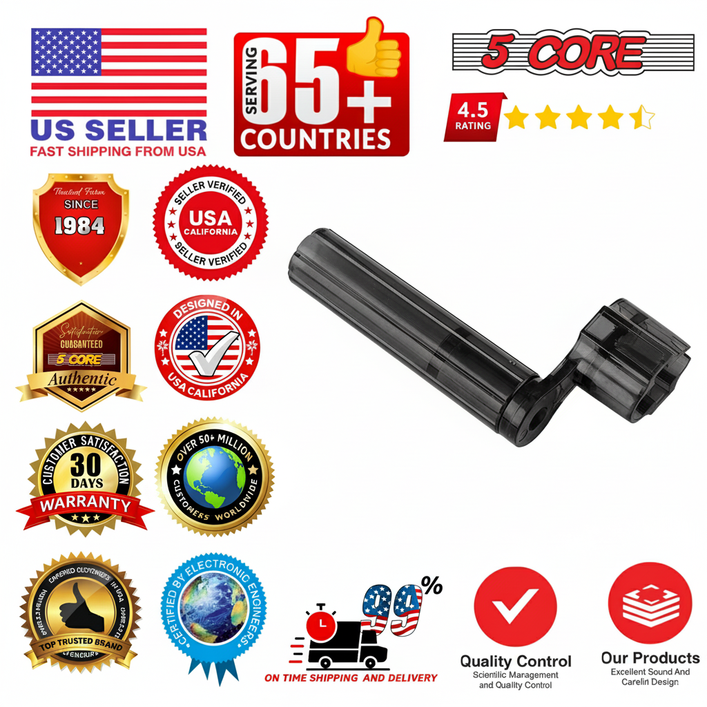 5Core Guitar String Winder 5Pcs Professional Guitars Tools Peg Winder with Bridge Pin Remover