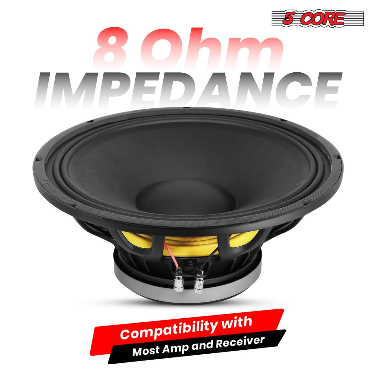 5 Core PA System 15 Inch Subwoofer Speaker Powerful Output View