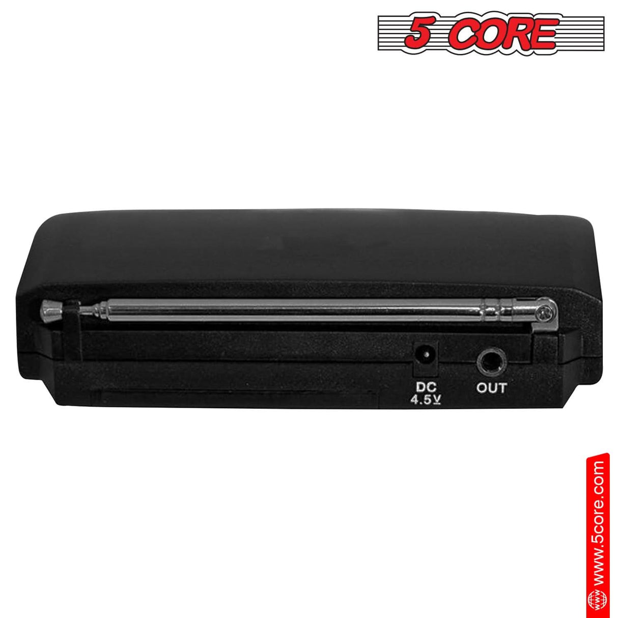 5Core microphone with dual functionality, wireless and wired modes, ideal for karaoke and speeches