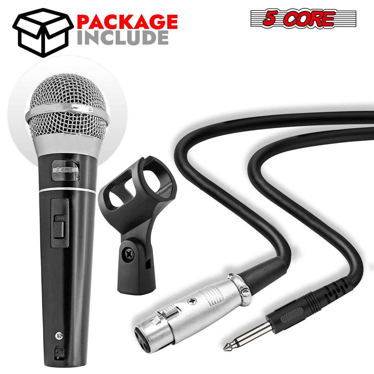 Heavy-duty handheld microphone with reinforced grille and solid build