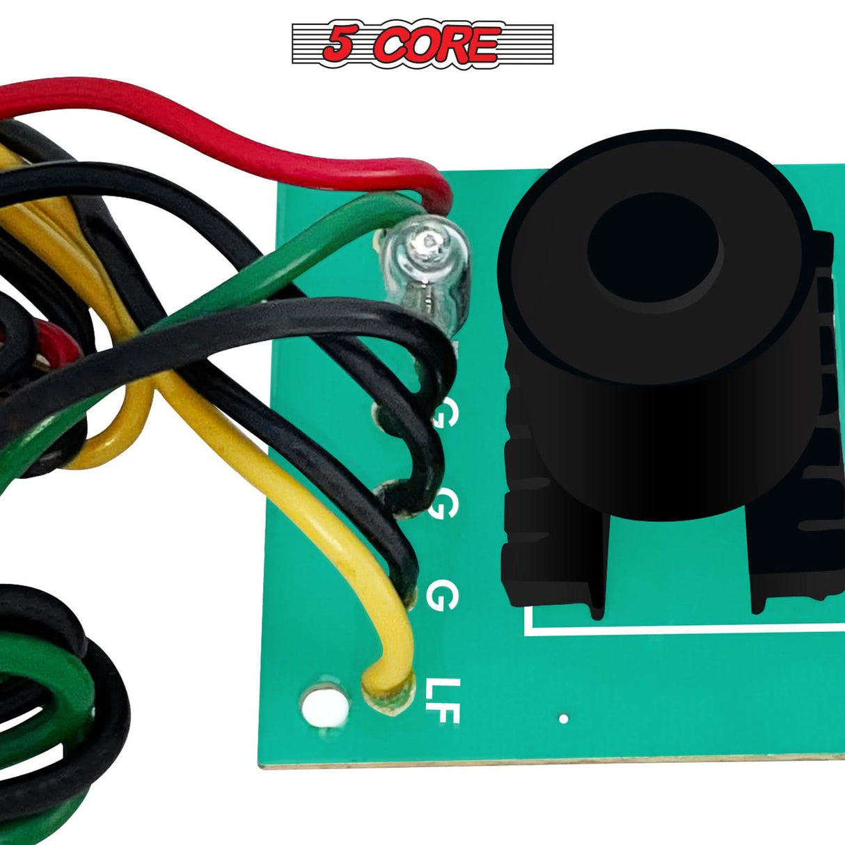 5Core Passive Speaker Crossover air core coil macro view