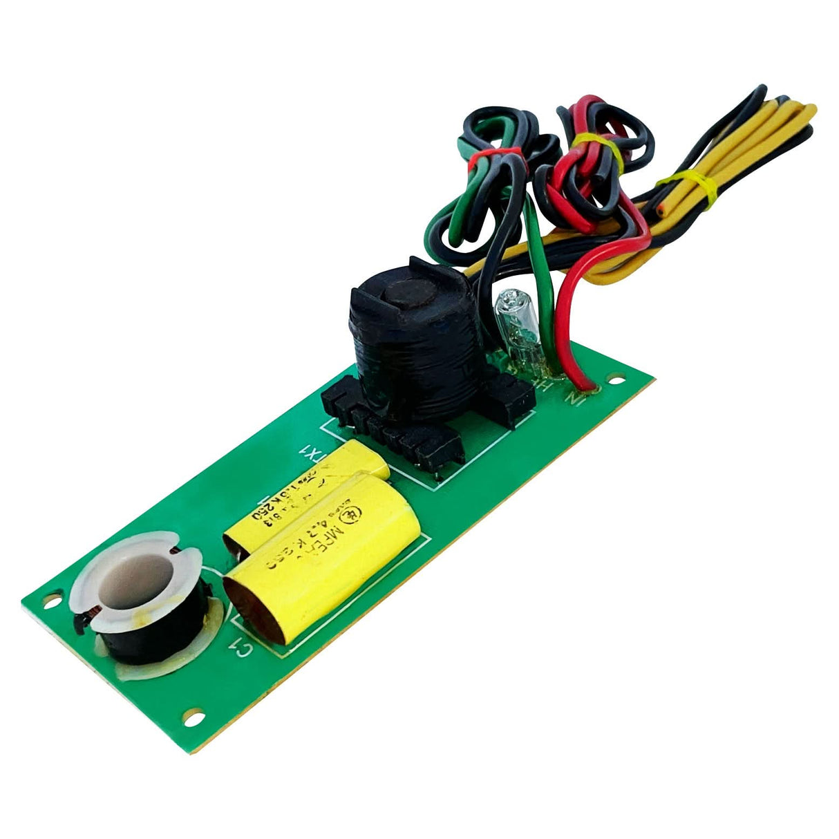 5Core High Performance 2 Way Speaker Crossover PCB layout view