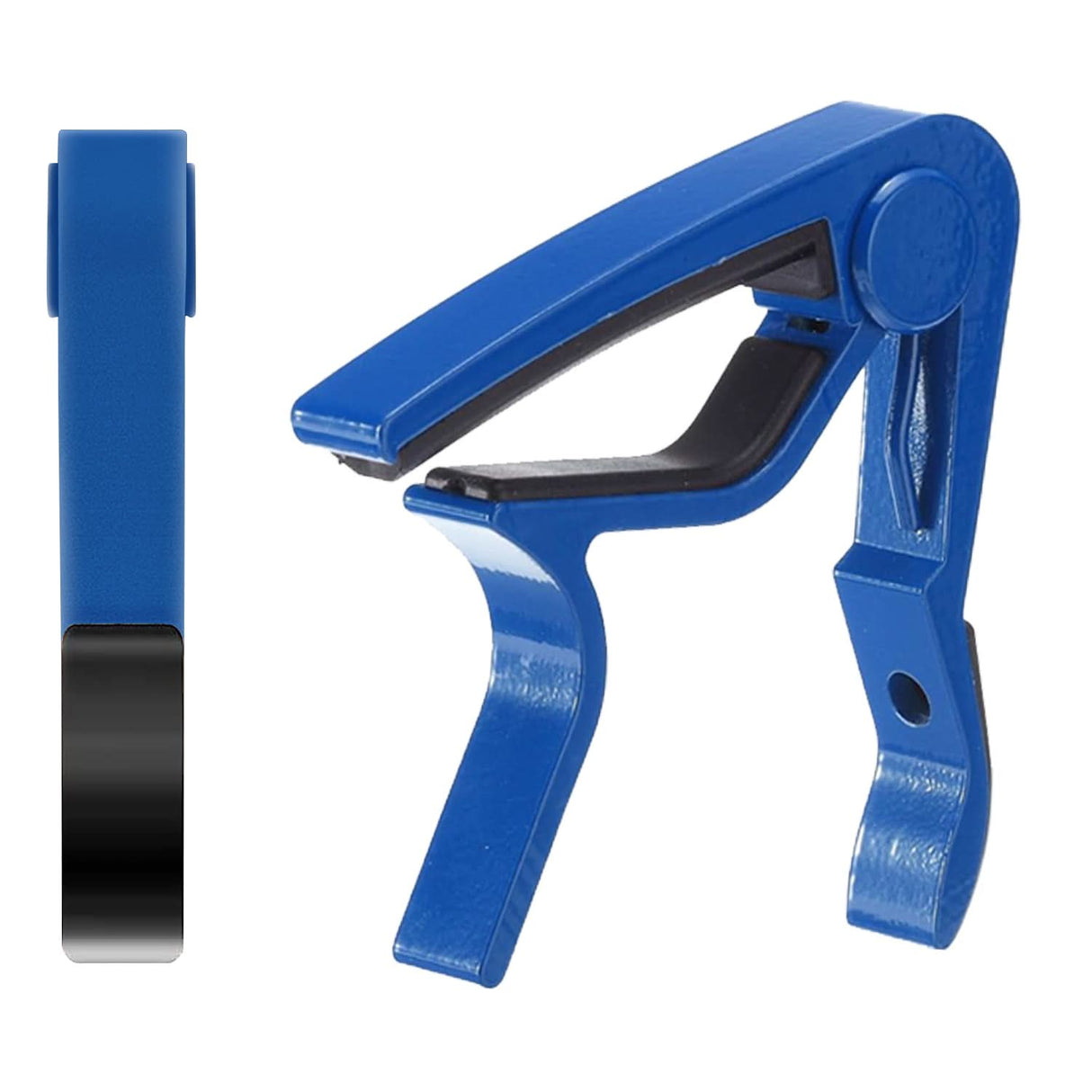 5Core Electric Guitar Capo non-slip rubber padding close-up view