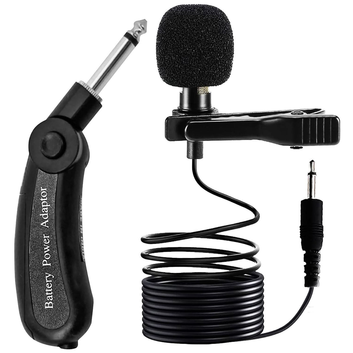5Core professional-grade lavalier microphone, clip-on 3.5mm lapel mic omnidirectional