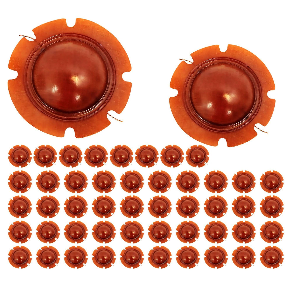 5Core 2-inch diaphragm replacement with phenolic voice coil and 51mm Kapton former, 50 pack