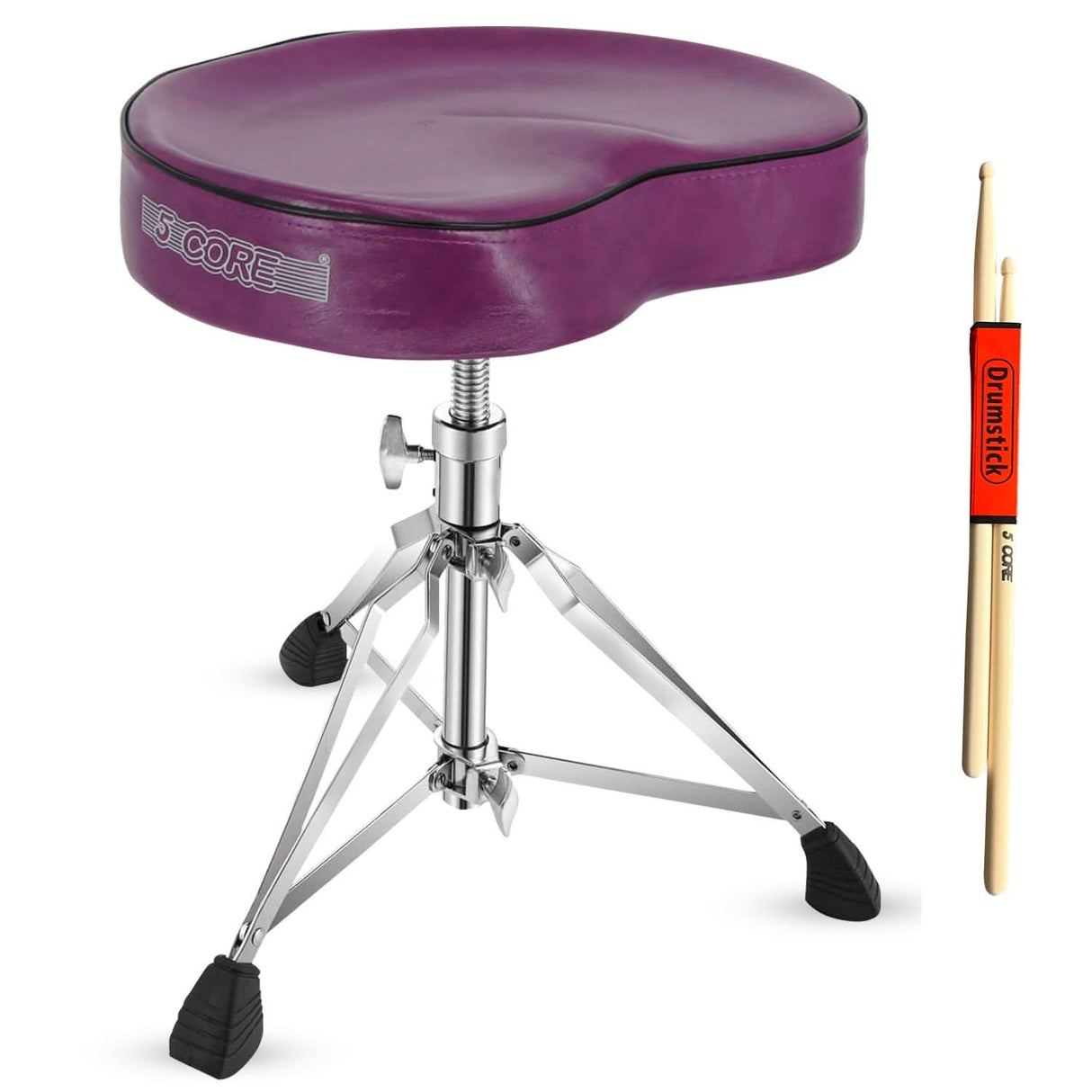 5Core saddle drum throne with thick padded seat for adults and kids
