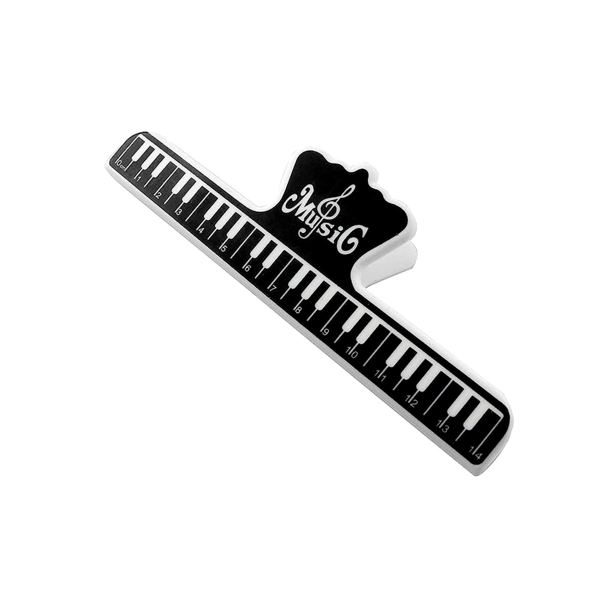 5Core black music sheet holder clip made from durable plastic