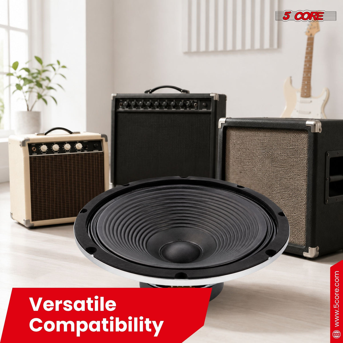 5 Core 10 Inch Guitar Speaker 8 Ohm Replacement Amplifier Speaker Amp Cabinet