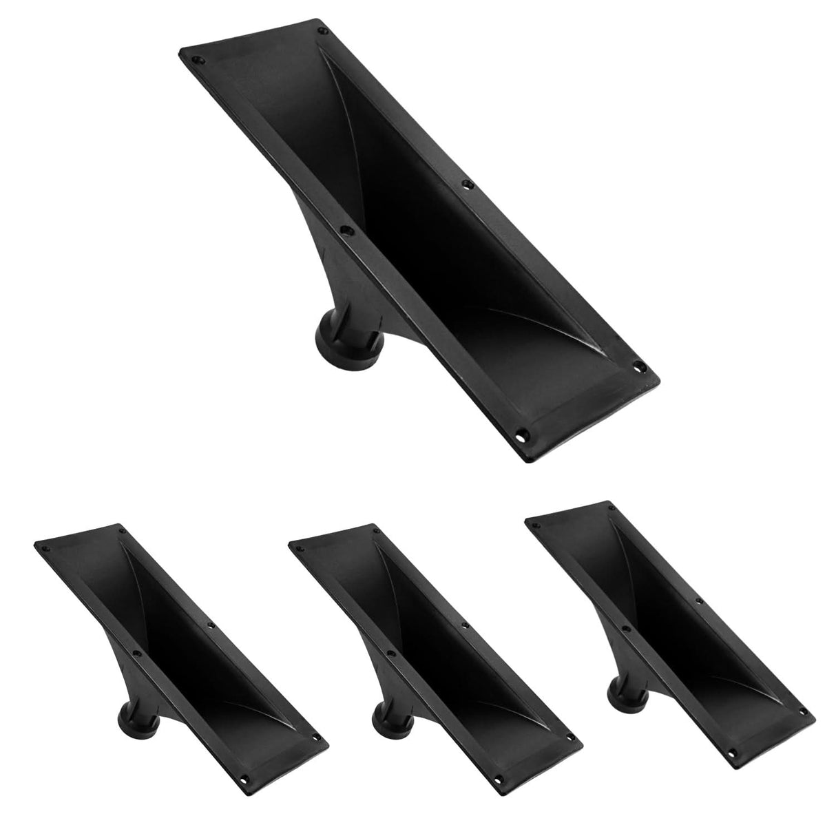 5Core Screw On Compression 4Pcs Driver Horn Tweeter Throat 3X7 Heavy Duty Construction