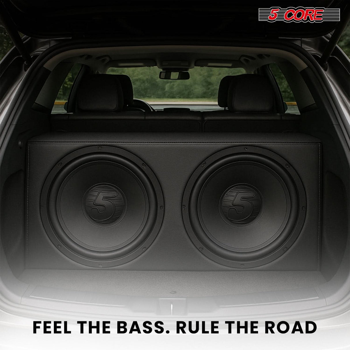5 Core 12 Inch Subwoofer 400W Car Audio Woofer 4 Ohm Replacement Deep Bass Component Loud Speaker