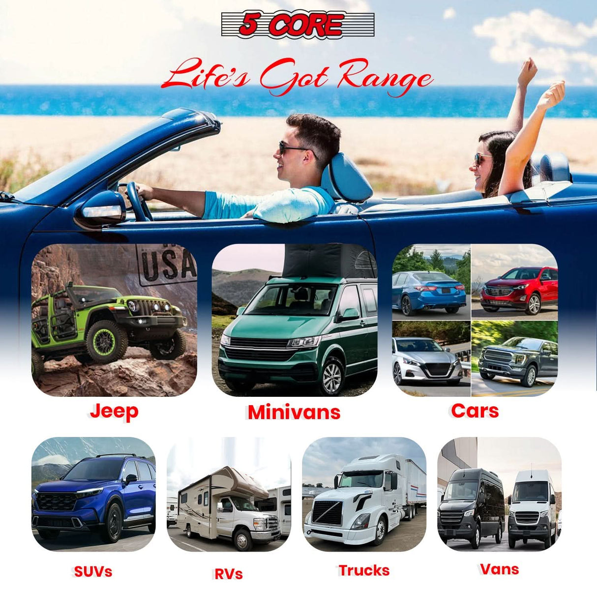 5Core 10 inch speaker optimized for deep and punchy bass