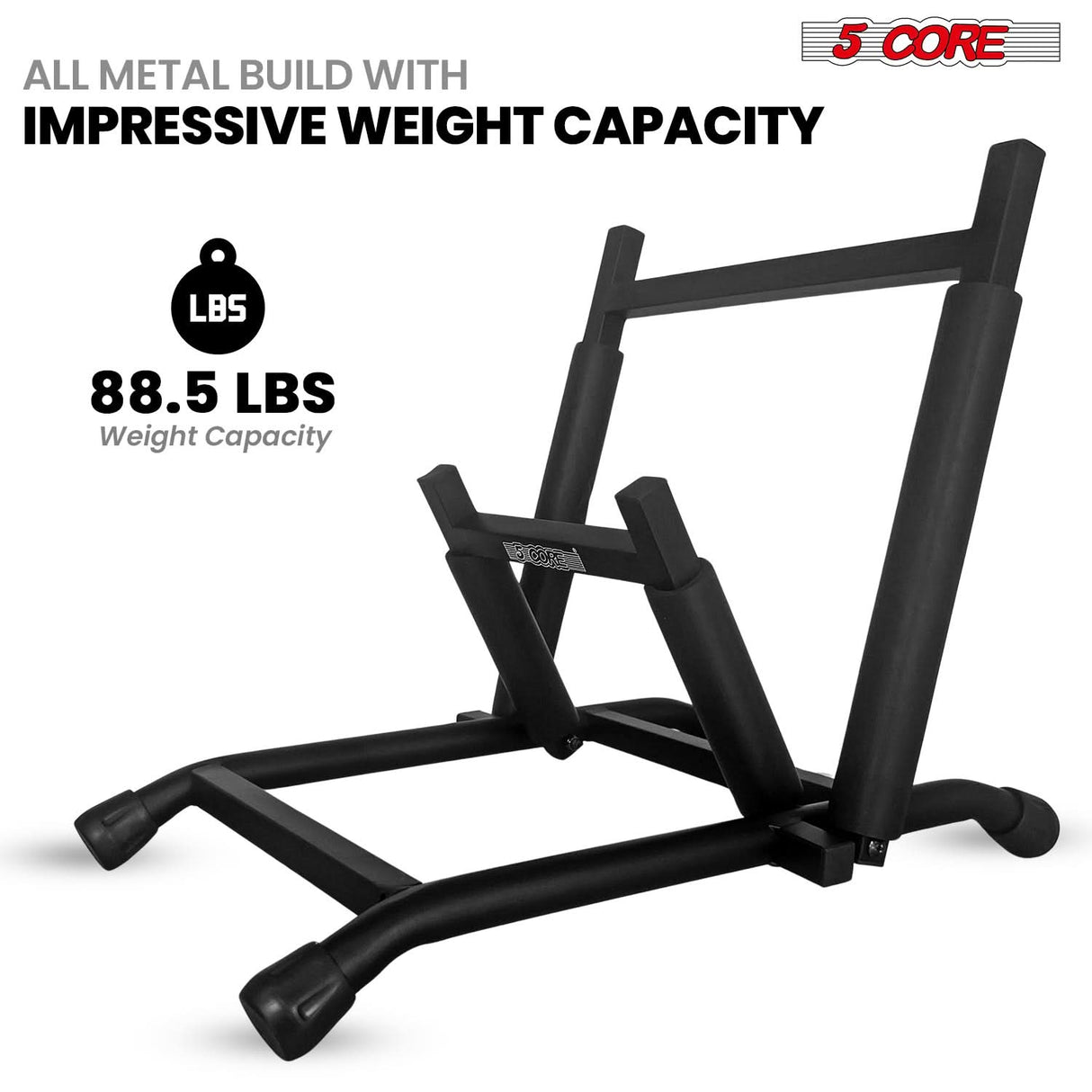 5 Core Guitar Amp Stand Heavy Duty Foam Cover Arm Adjustable Low Profile Collapsible
