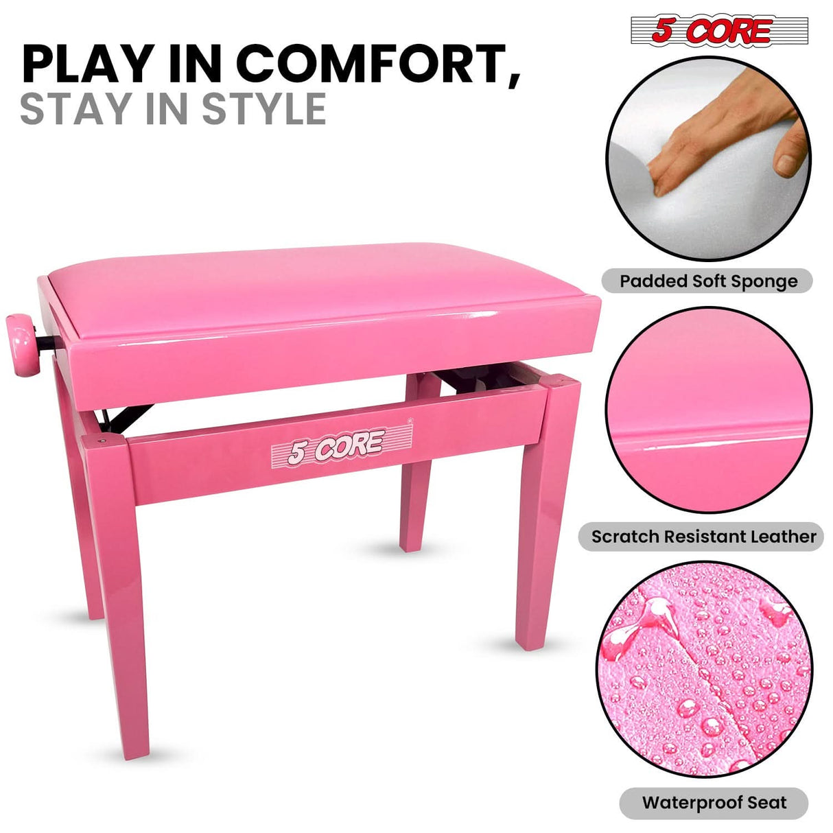 comportable piano seat