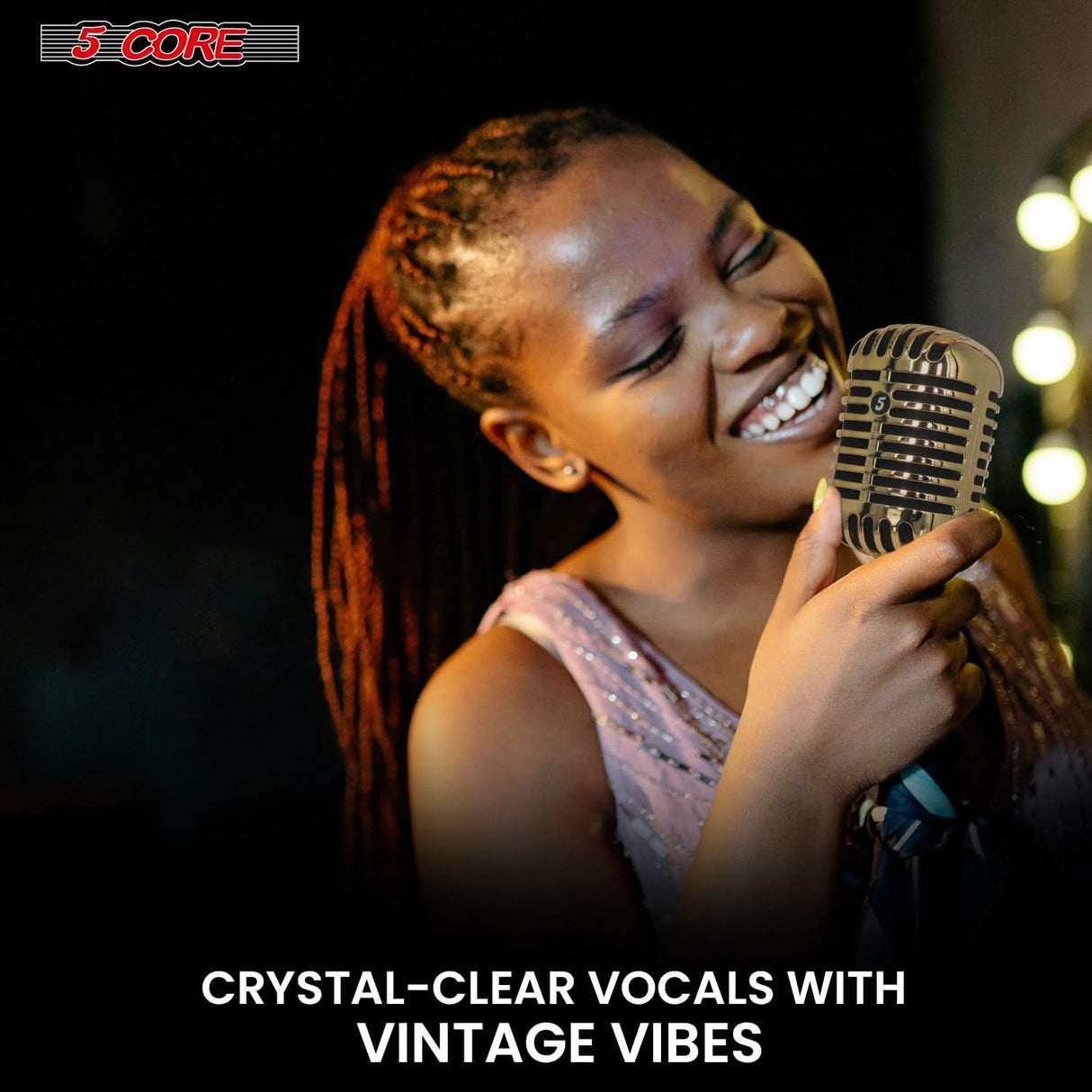 5Core professional gold mic with old-school charm and premium audio