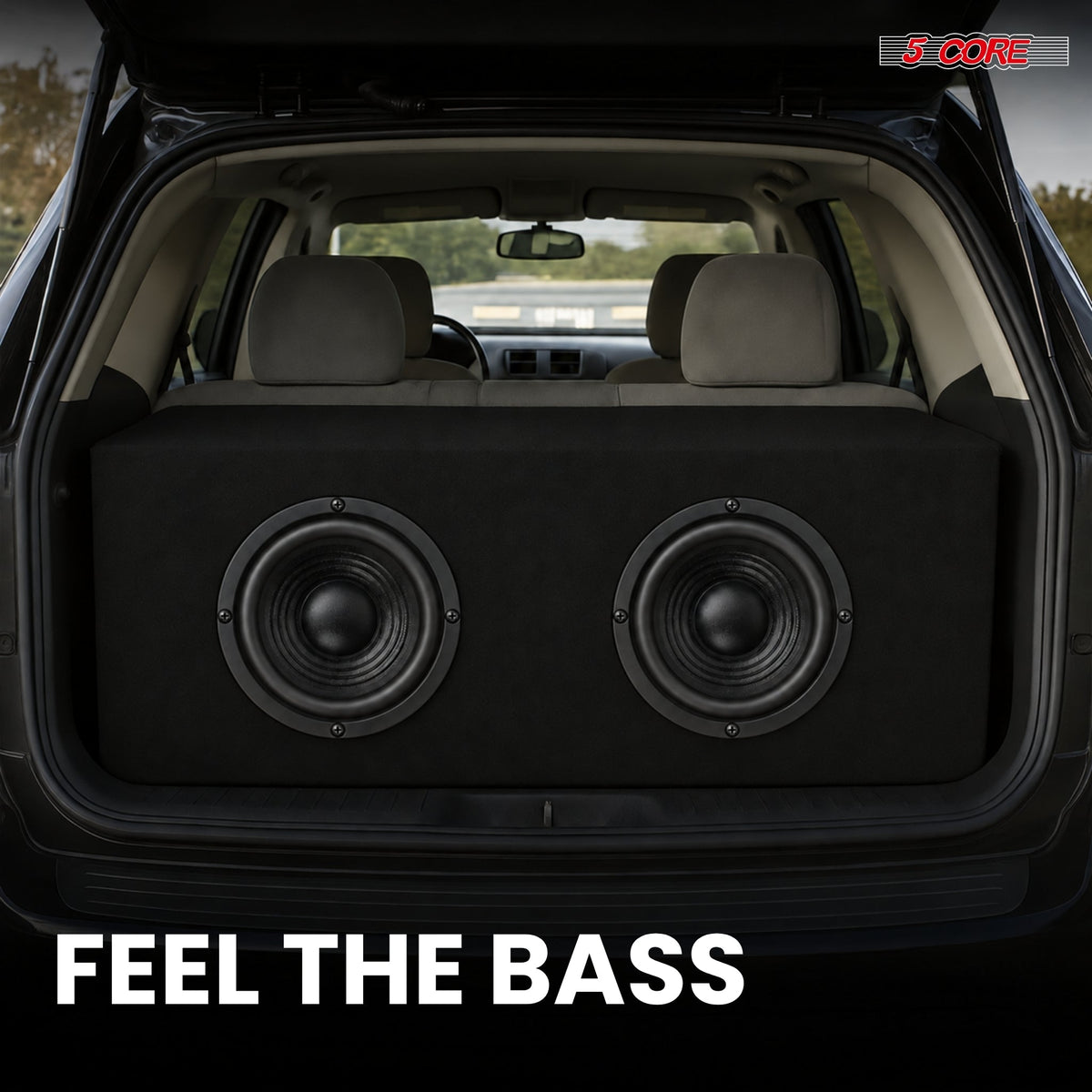 5 Core 8 Inch Car Woofer Audio 1000W 4Ohm Deep Bass Sub Woofer Loud Speaker