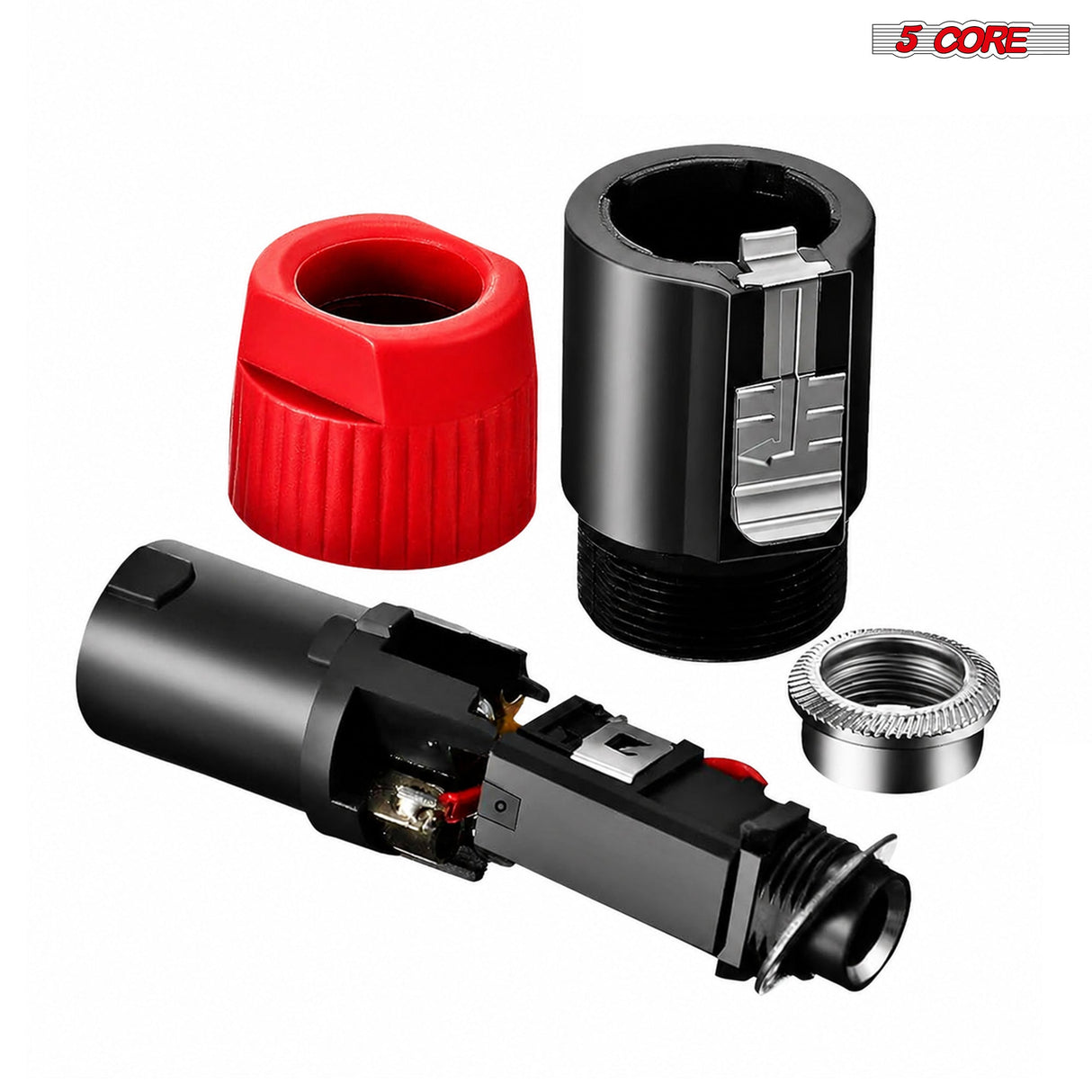 5 Core Speakon Adapter High Quality Audio Jack Male Audio Pin Speaker Adapter Connector